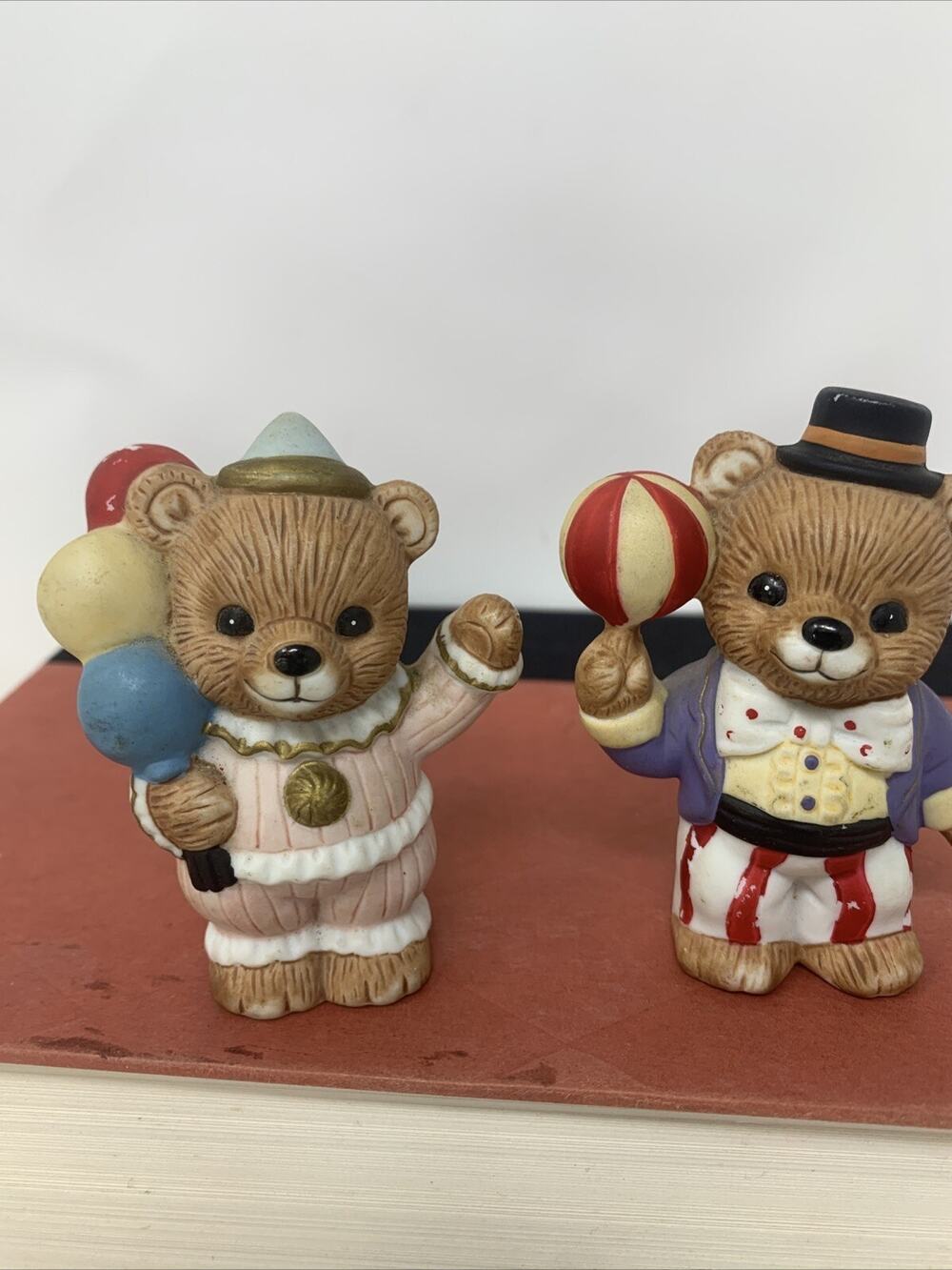 Vintage Homco Circus Miniature Bears